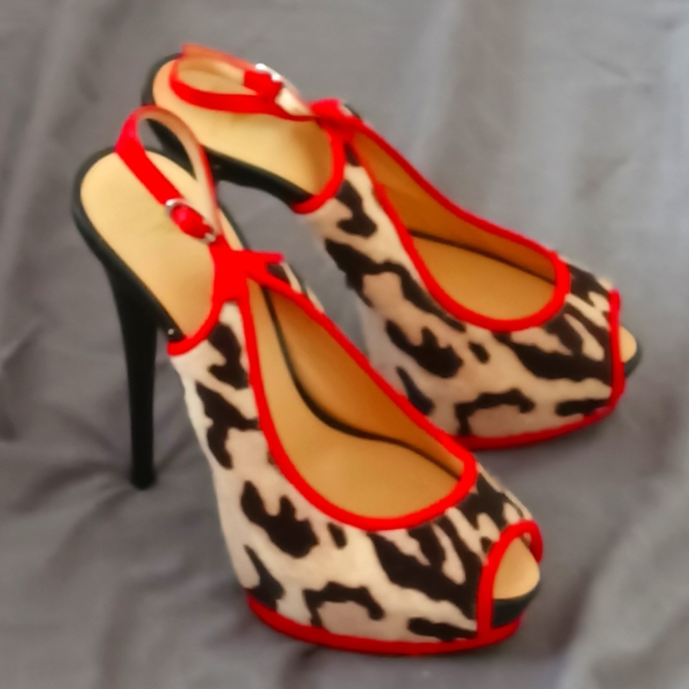 giuseppe zanotti animal print shoes